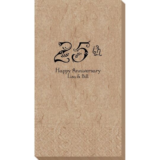 Pick Your Vintage Anniversary Bali Guest Towels